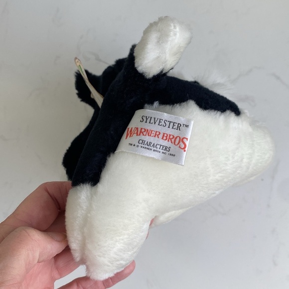 Warner brothers & Mighty Star Sylvester Junior 1988 Vintage Jr. Plush Toy - Picture 5 of 7